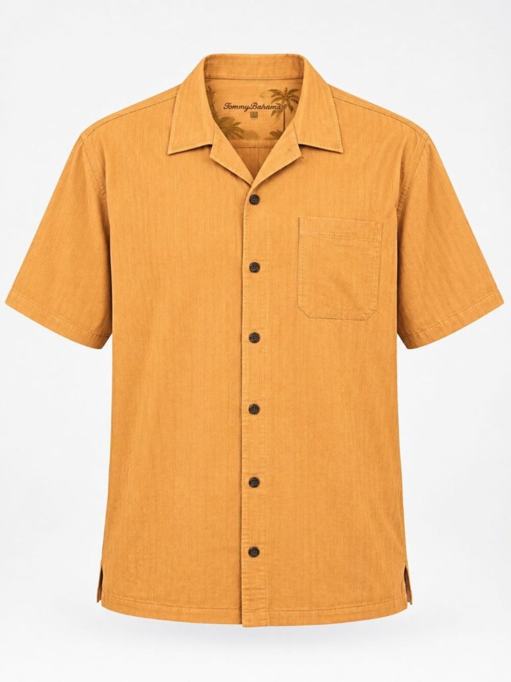Tommy Bahama Tiki Bay Mens XLX Silk Shirt Summer Squash Short Sleeve NWT